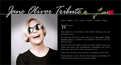Desktop Screenshot of janeolivortribute.com